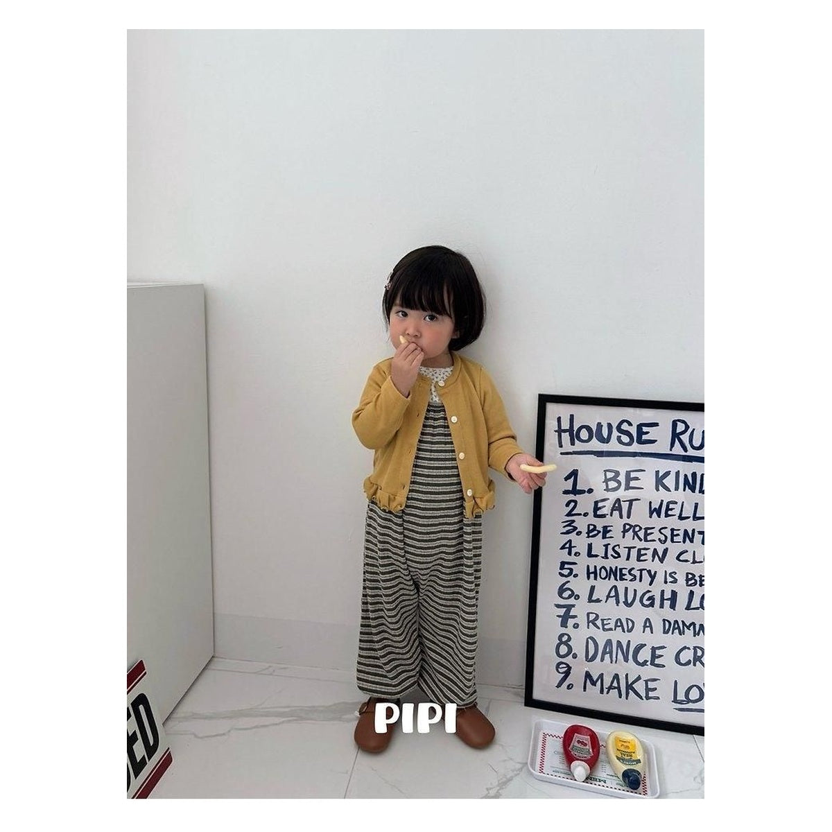 PIPI フリルカーディガン