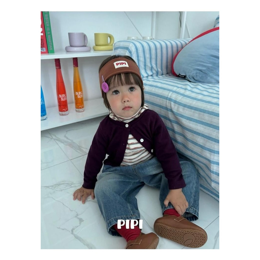 PIPI ウエストゴムデニムパンツ
