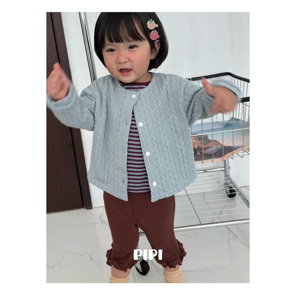 PIPI ボーダーラップTシャツ