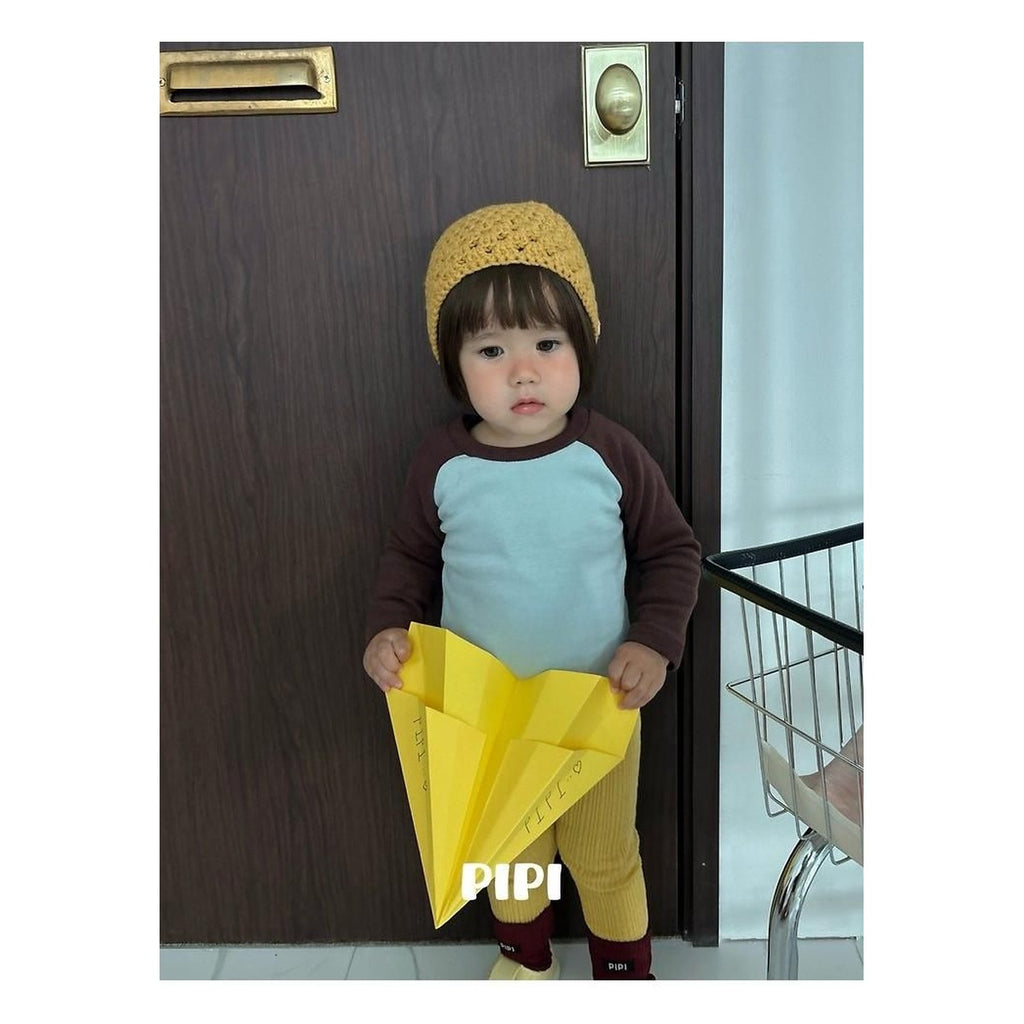 PIPI ナグラン配色Tシャツ