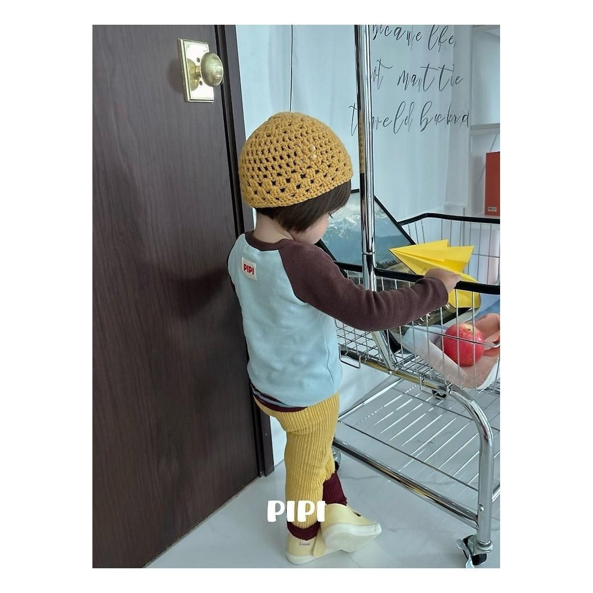 PIPI ナグラン配色Tシャツ