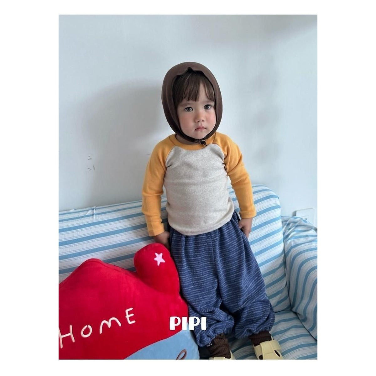 PIPI ナグラン配色Tシャツ