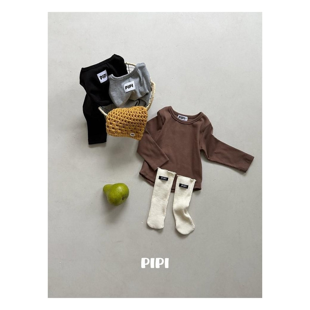 PIPI リブTシャツ