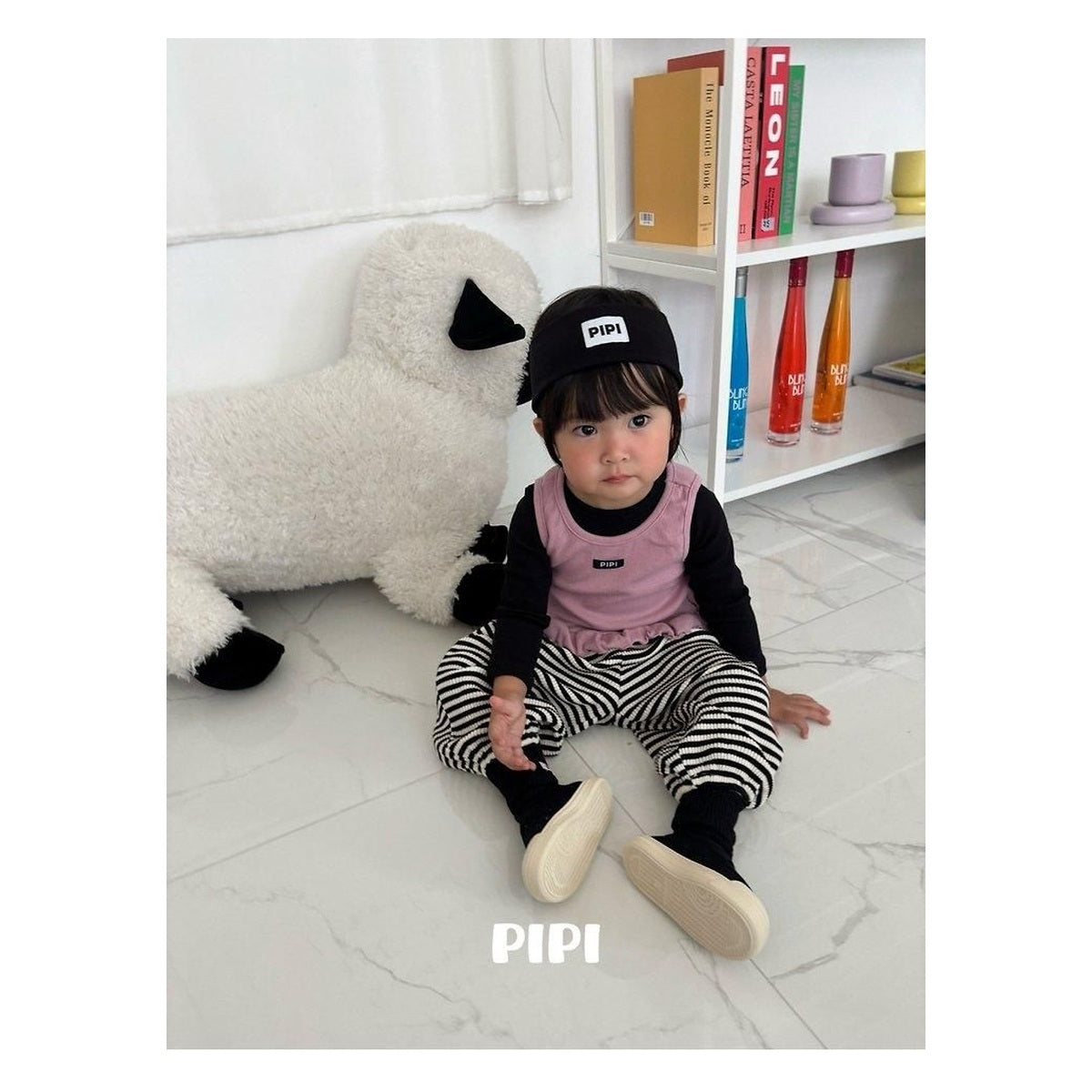 PIPI リブTシャツ