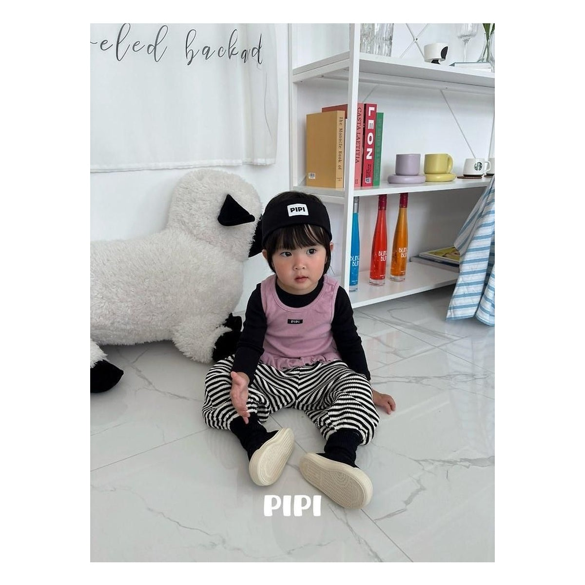 PIPI リブTシャツ