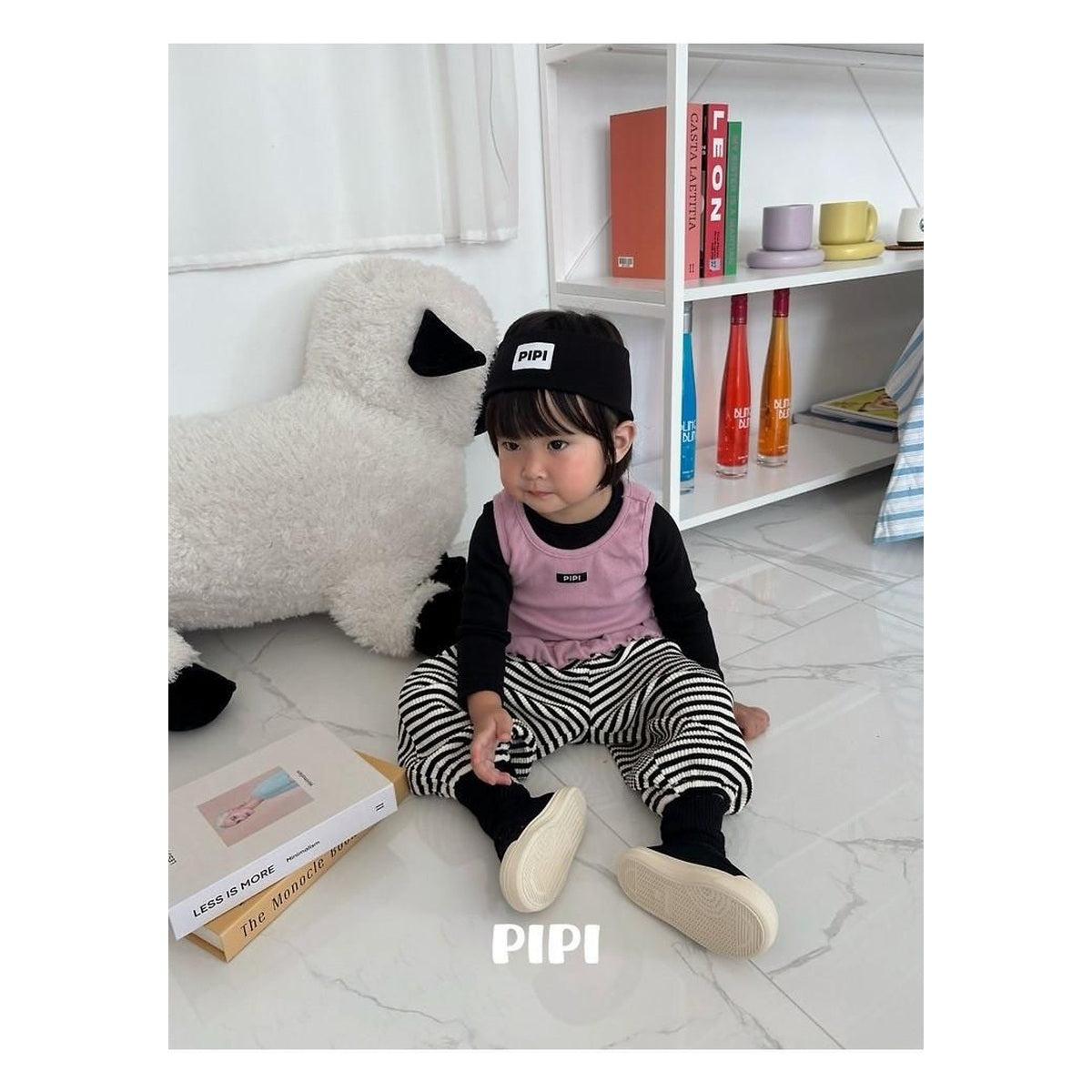 PIPI リブTシャツ