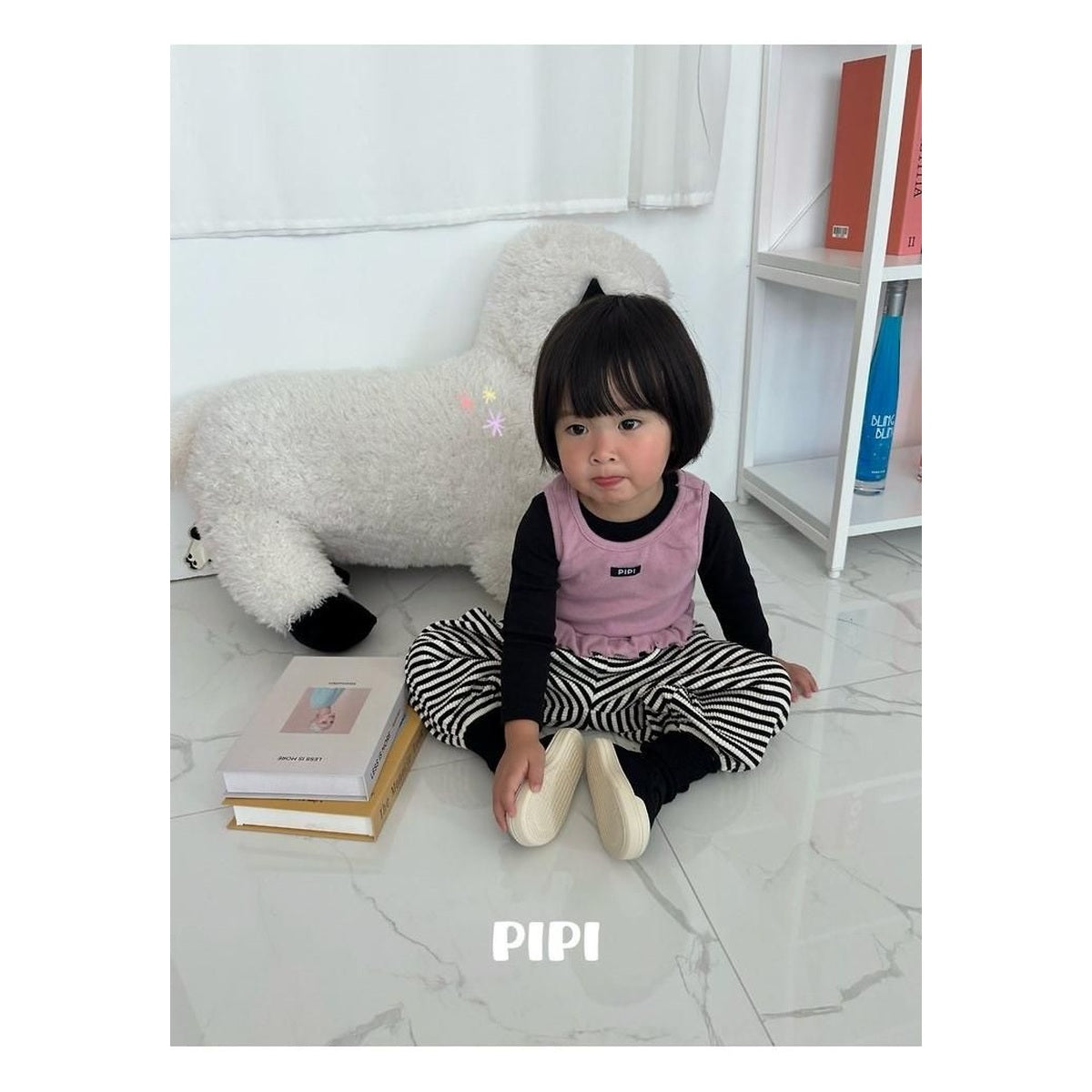 PIPI リブTシャツ