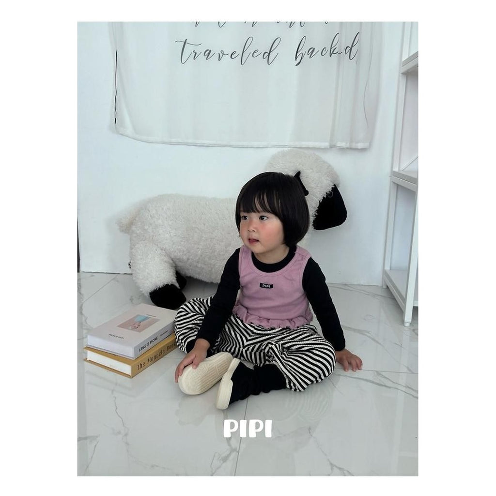 PIPI リブTシャツ