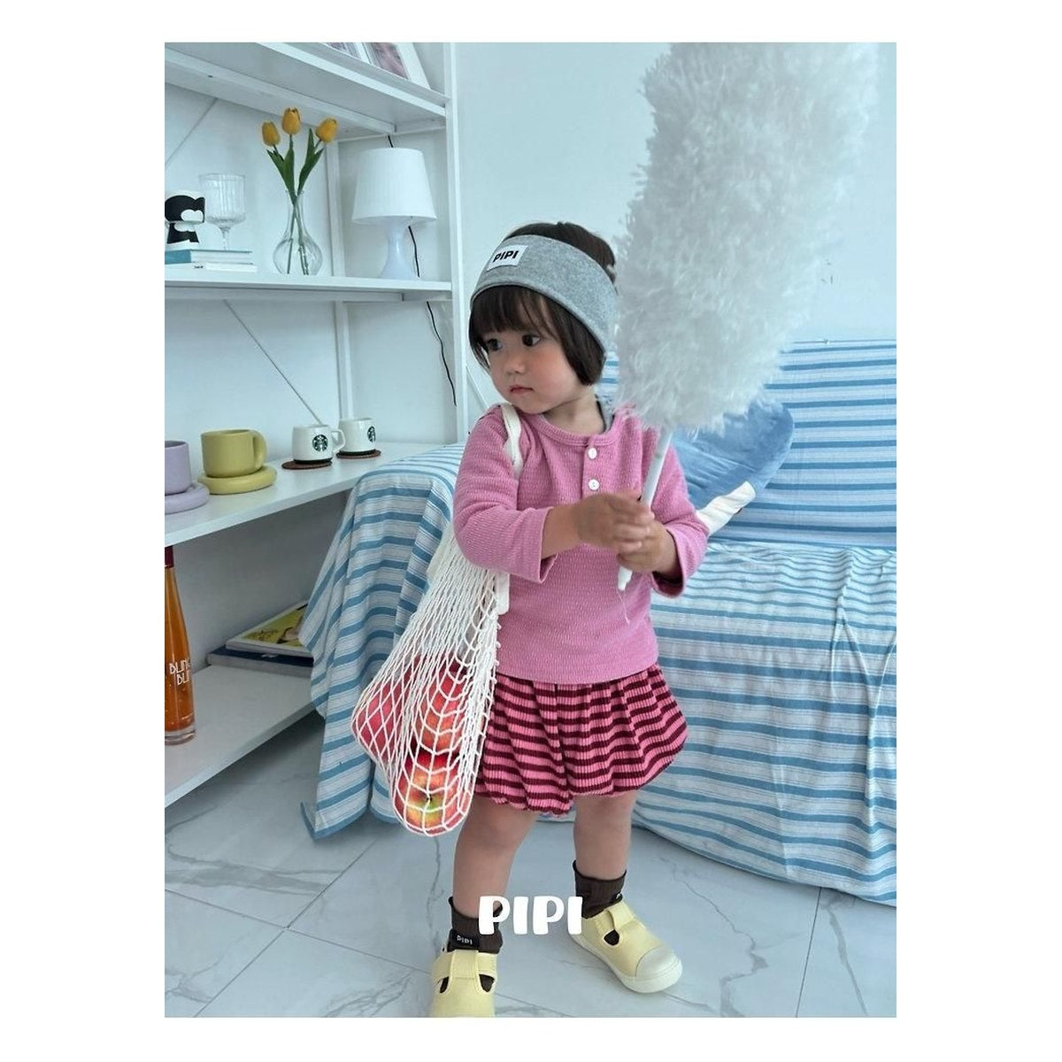 PIPI リブTシャツ
