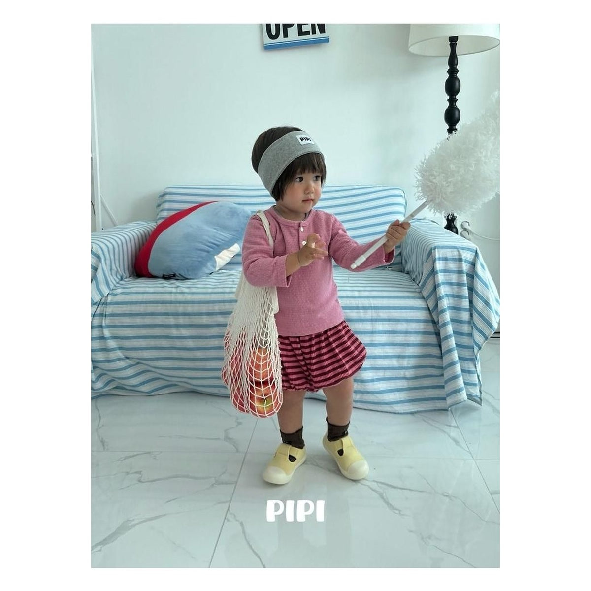 PIPI リブTシャツ