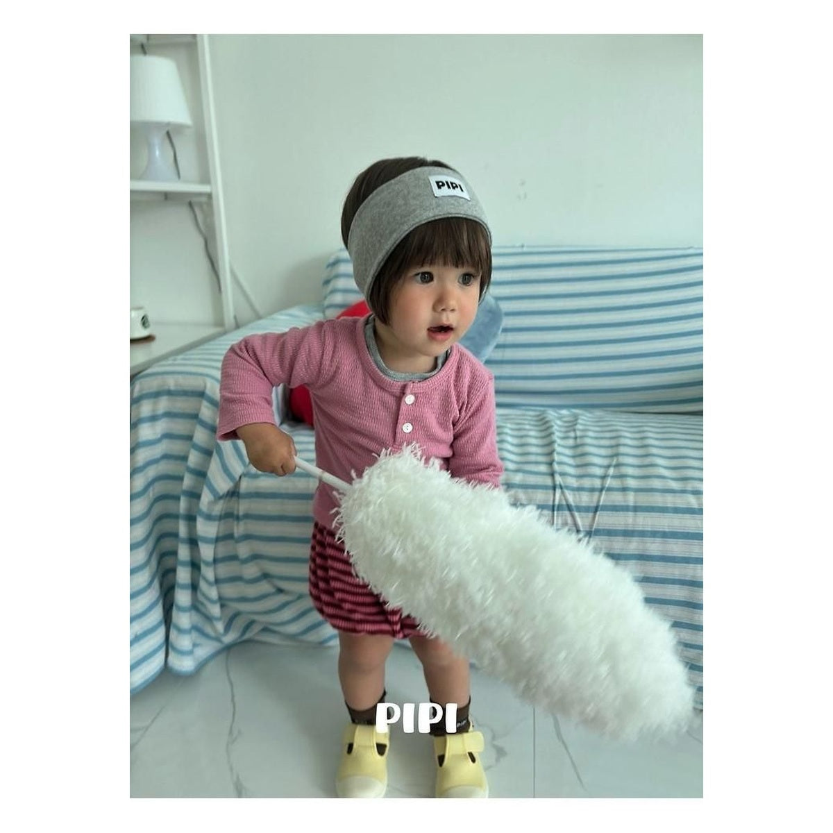 PIPI リブTシャツ