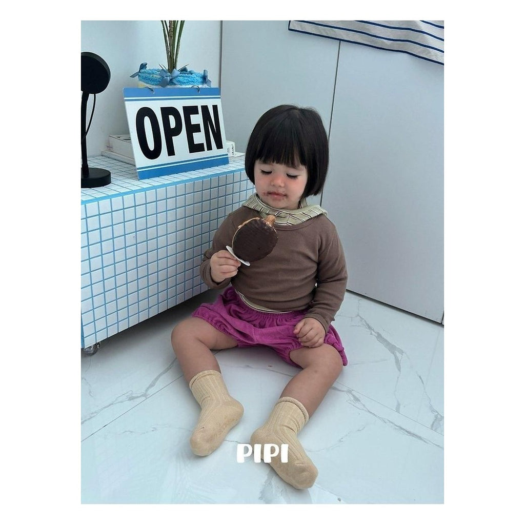 PIPI リブTシャツ
