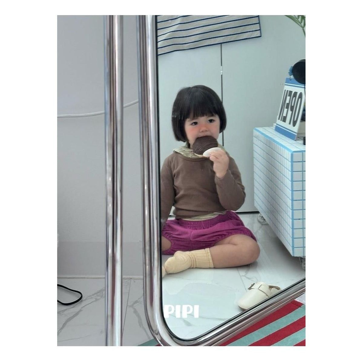 PIPI リブTシャツ