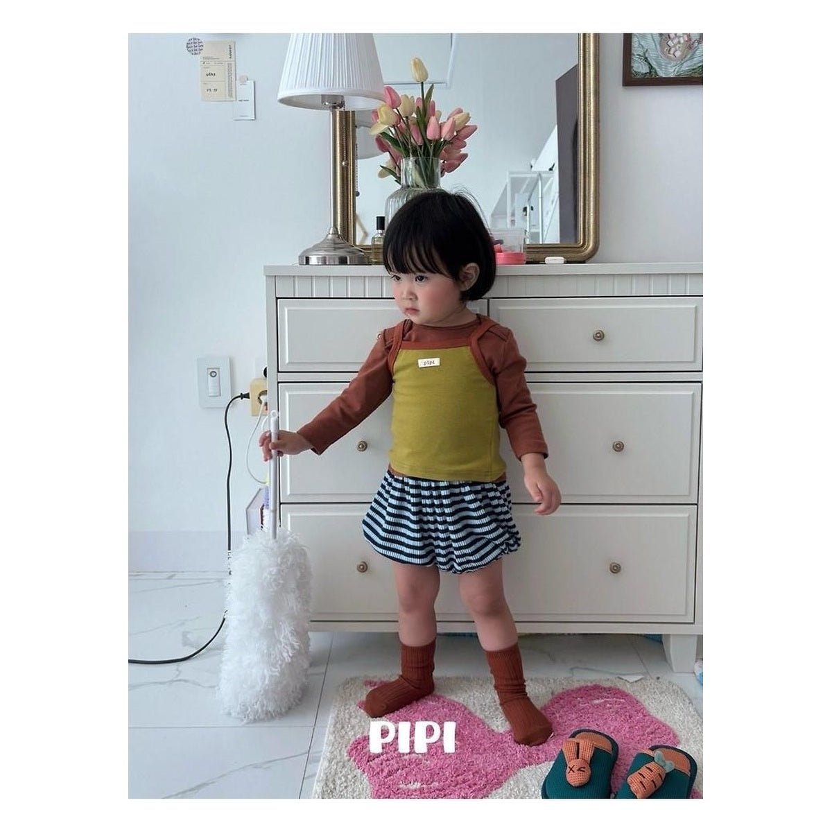 PIPI 配色タンクトップ