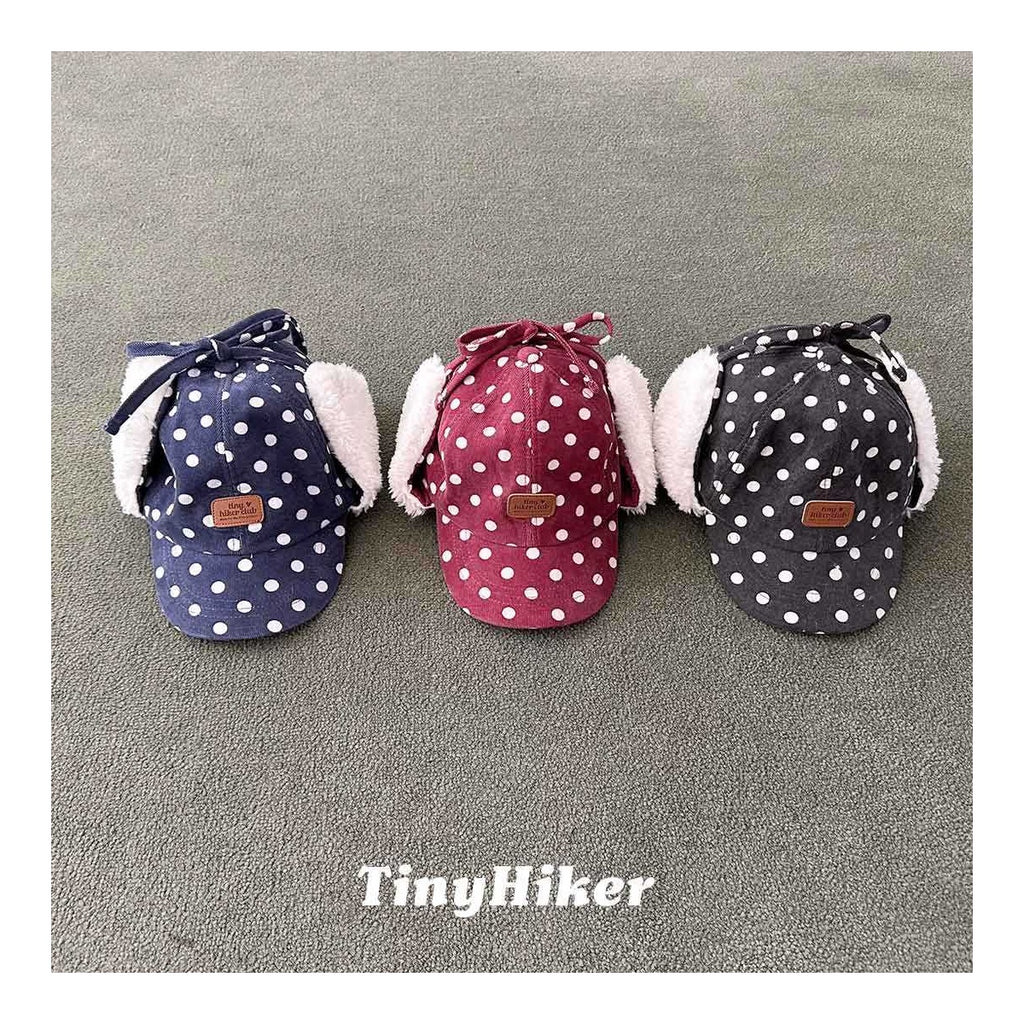 Tiny Hiker ドット耳付きキャップ FREE
