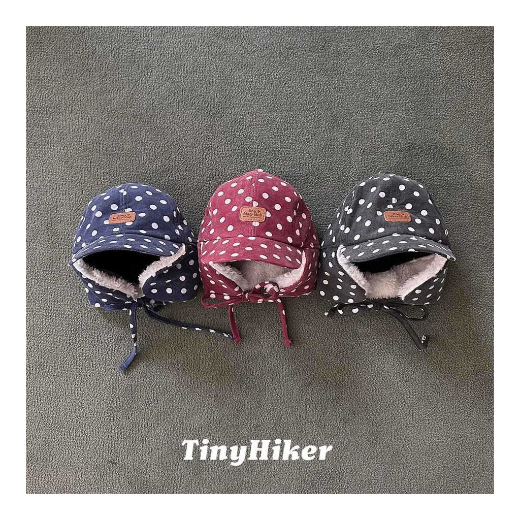 Tiny Hiker ドット耳付きキャップ FREE