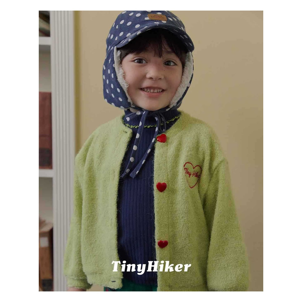 Tiny Hiker ドット耳付きキャップ FREE
