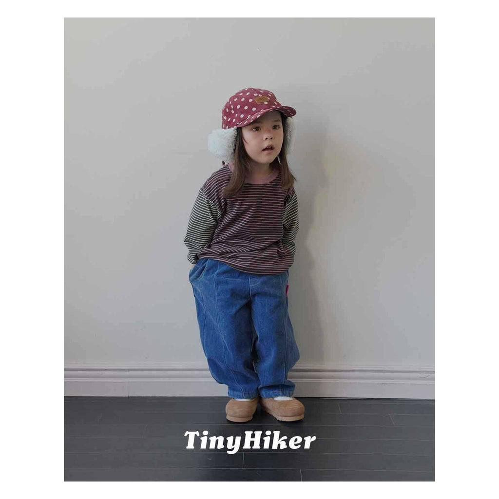 Tiny Hiker ドット耳付きキャップ FREE
