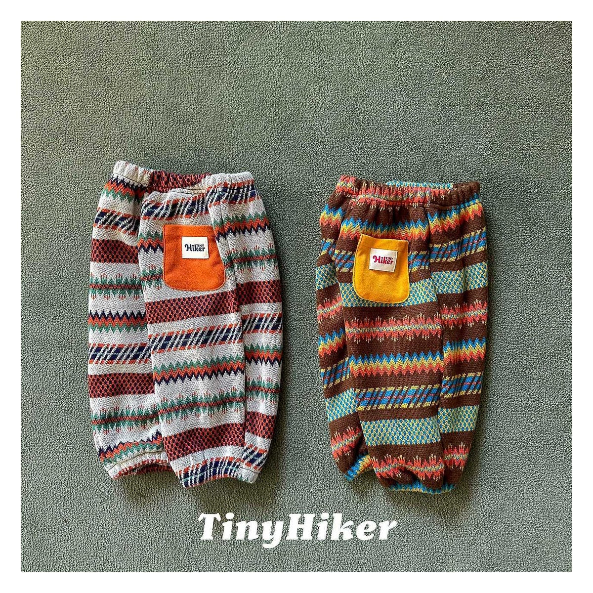Tiny Hiker ノルディックパターンジョガーパンツ