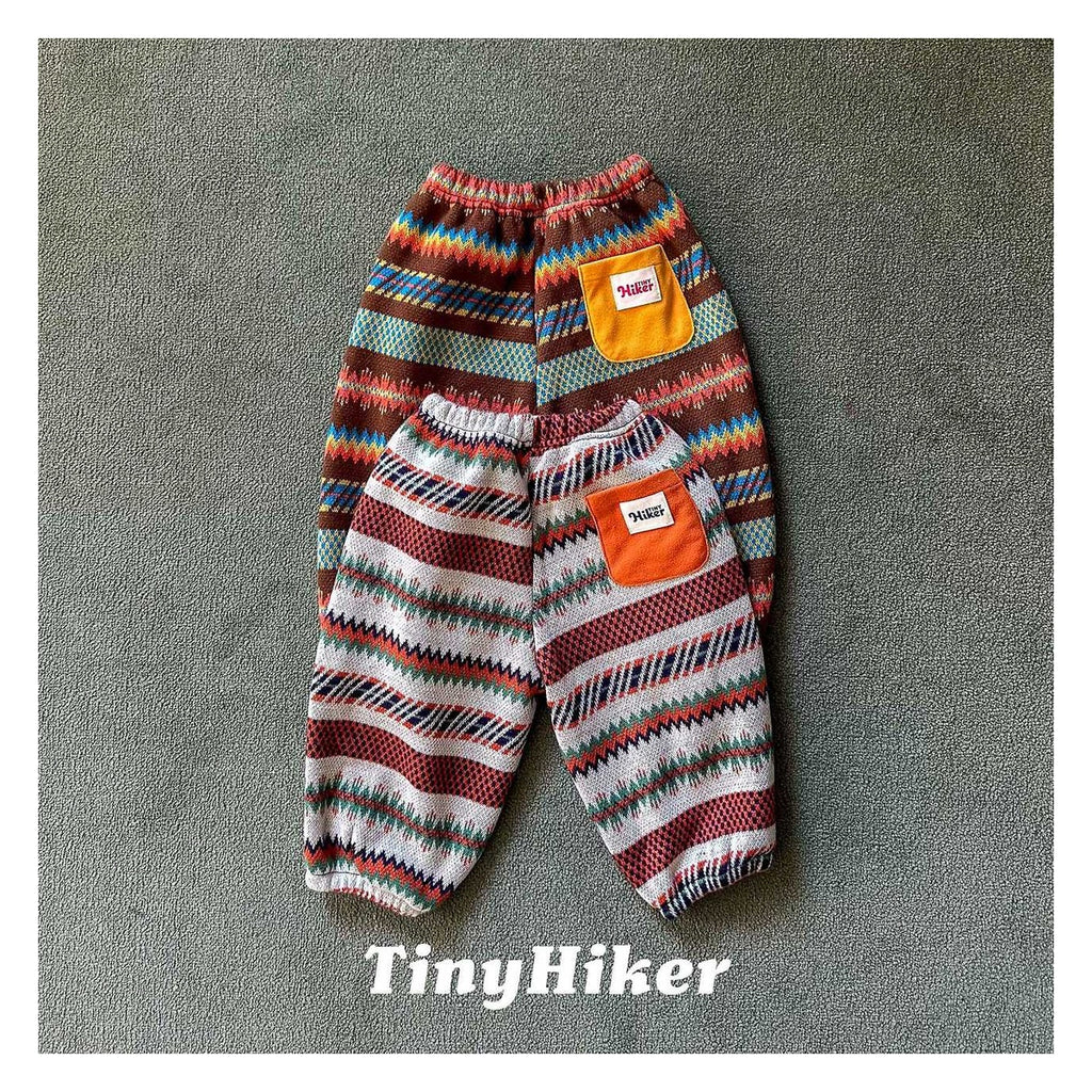 Tiny Hiker ノルディックパターンジョガーパンツ