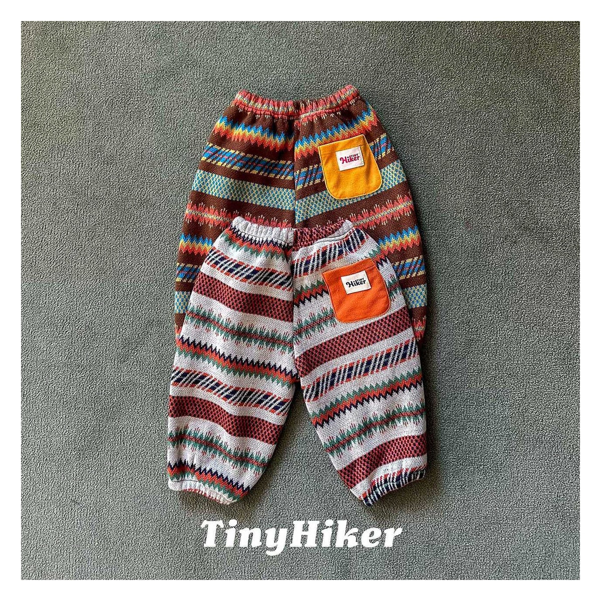 Tiny Hiker ノルディックパターンジョガーパンツ