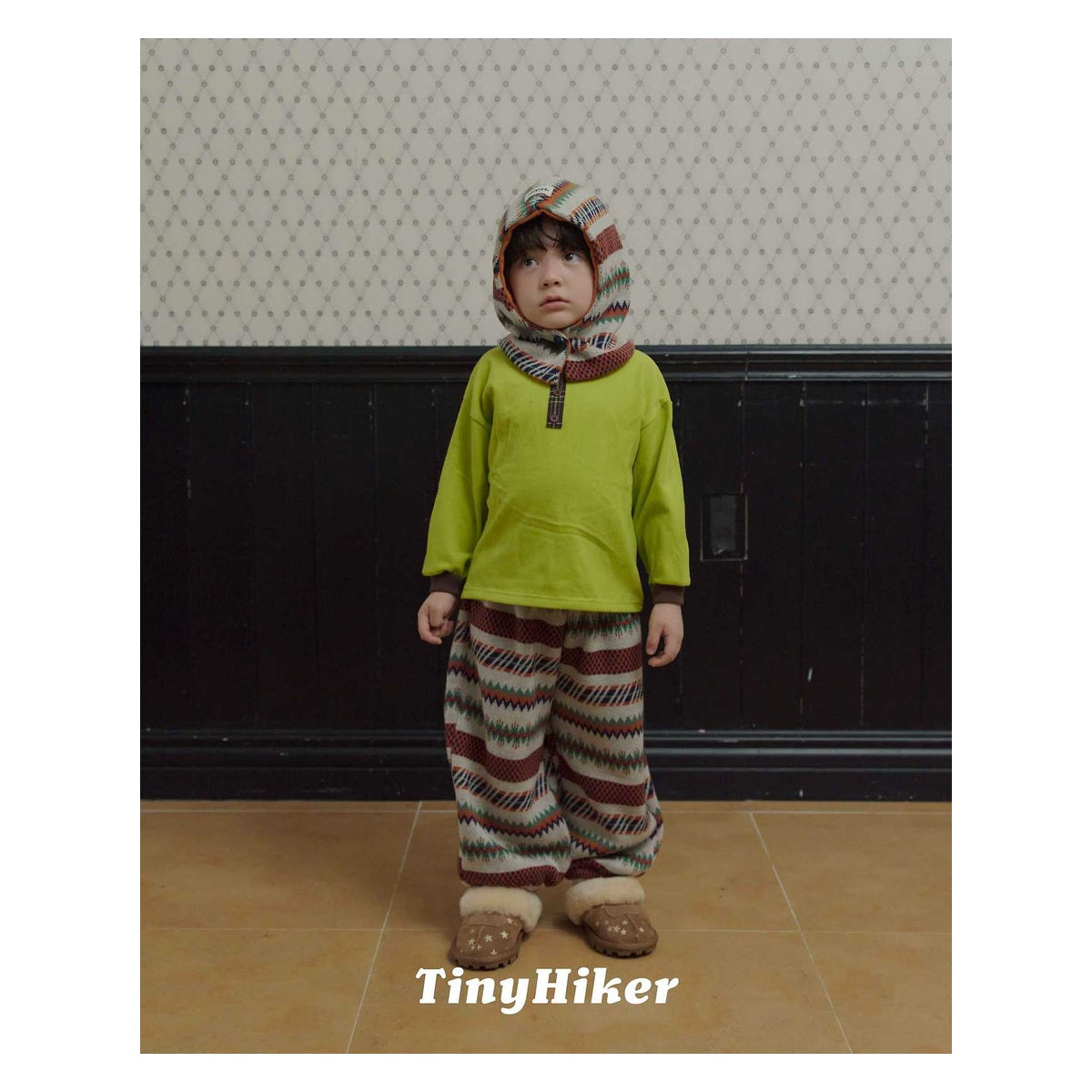 Tiny Hiker ノルディックパターンジョガーパンツ