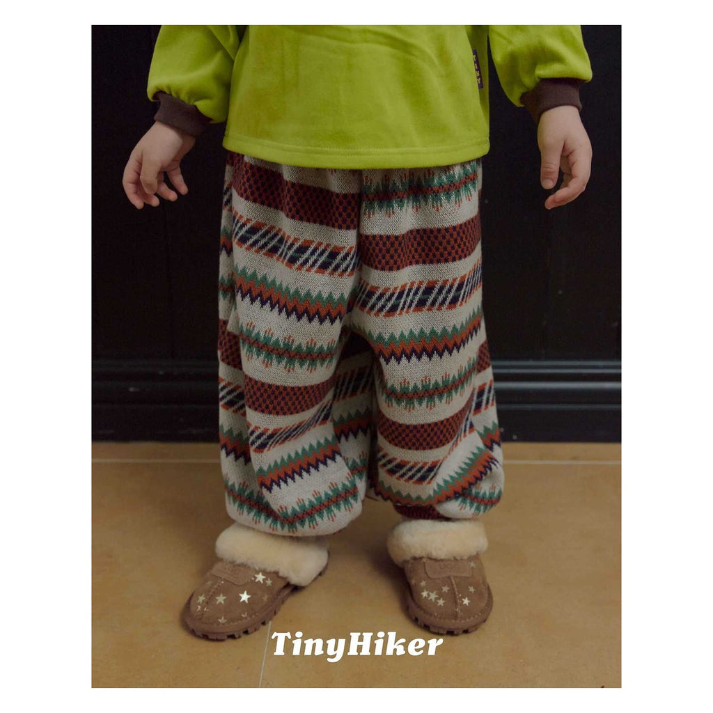 Tiny Hiker ノルディックパターンジョガーパンツ