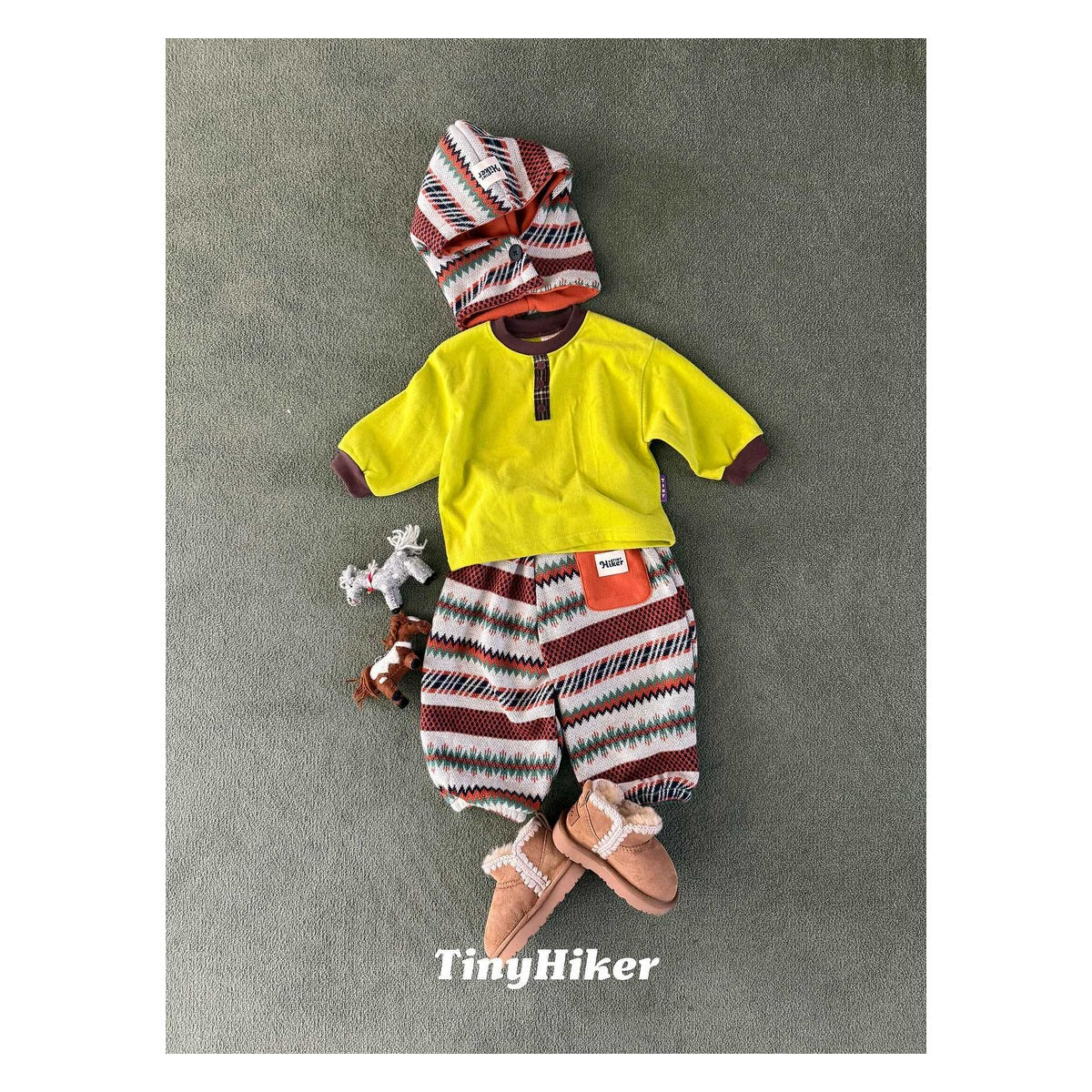 Tiny Hiker ノルディックパターンジョガーパンツ