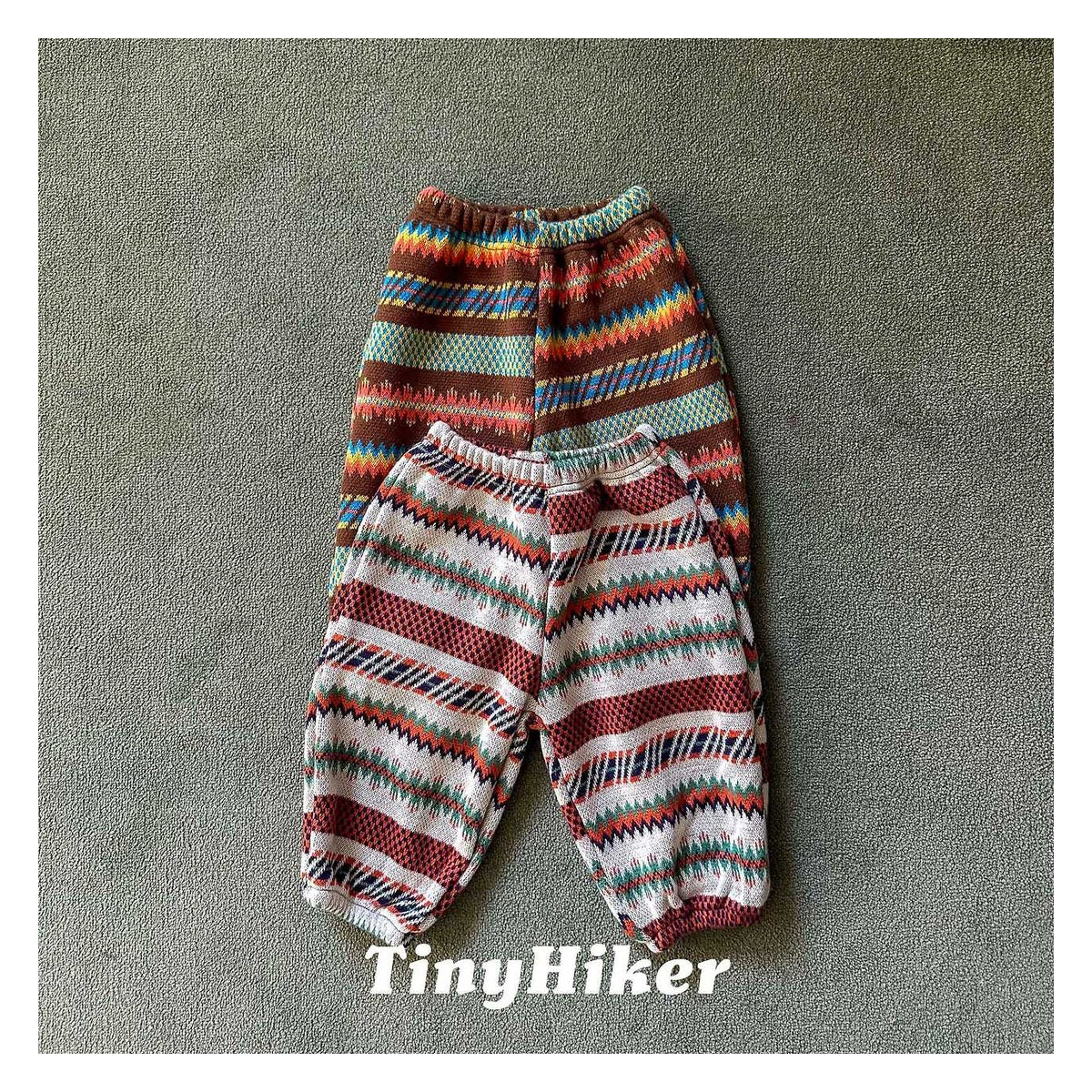 Tiny Hiker ノルディックパターンジョガーパンツ