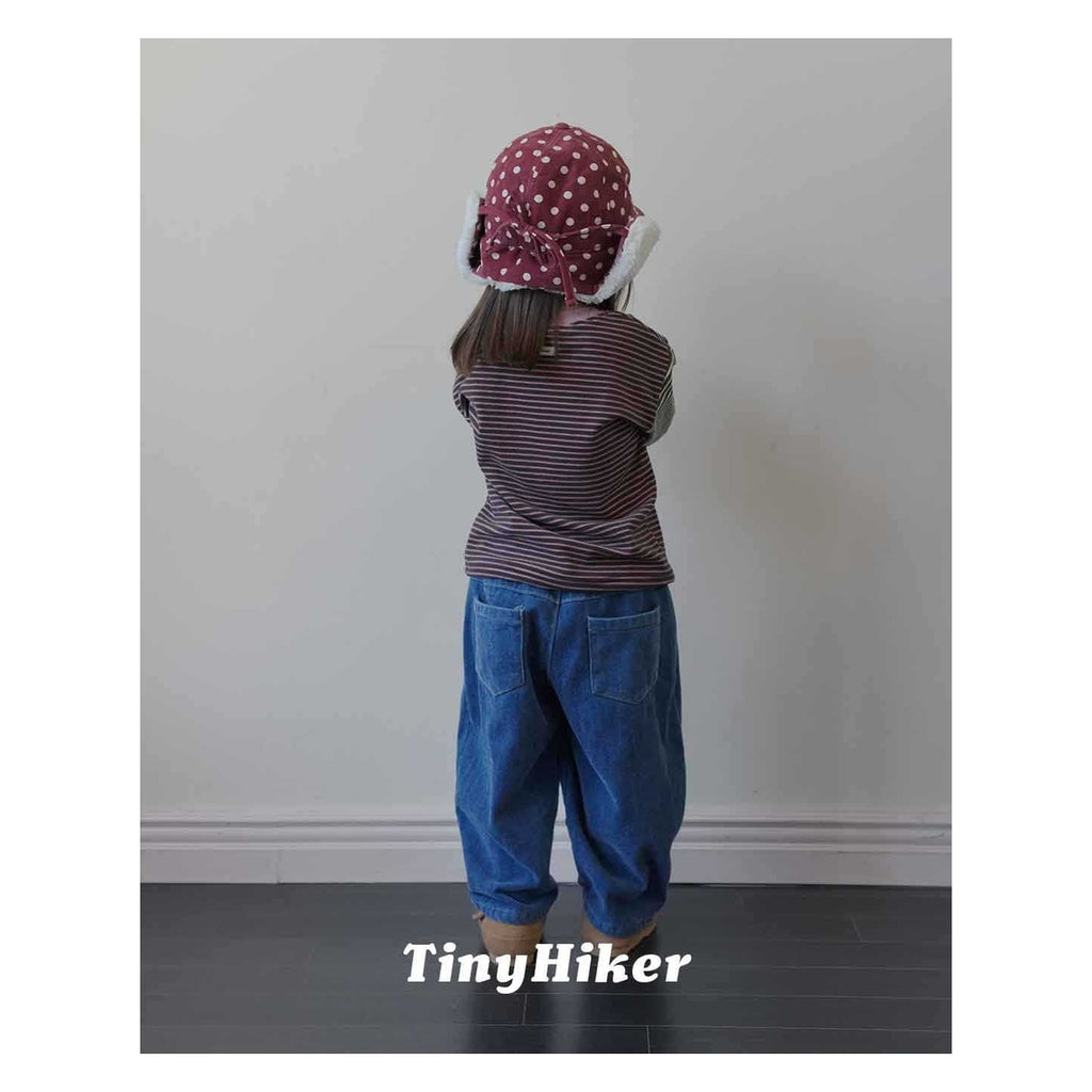 Tiny Hiker ぬくぬくアボーイデニムパンツ