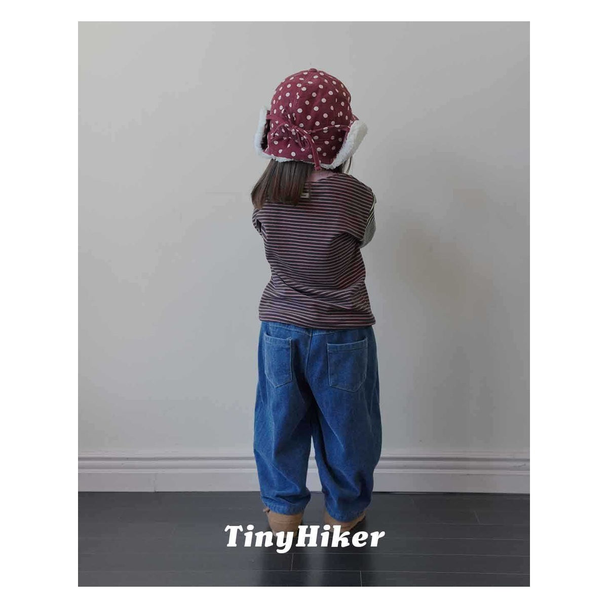 Tiny Hiker ぬくぬくアボーイデニムパンツ