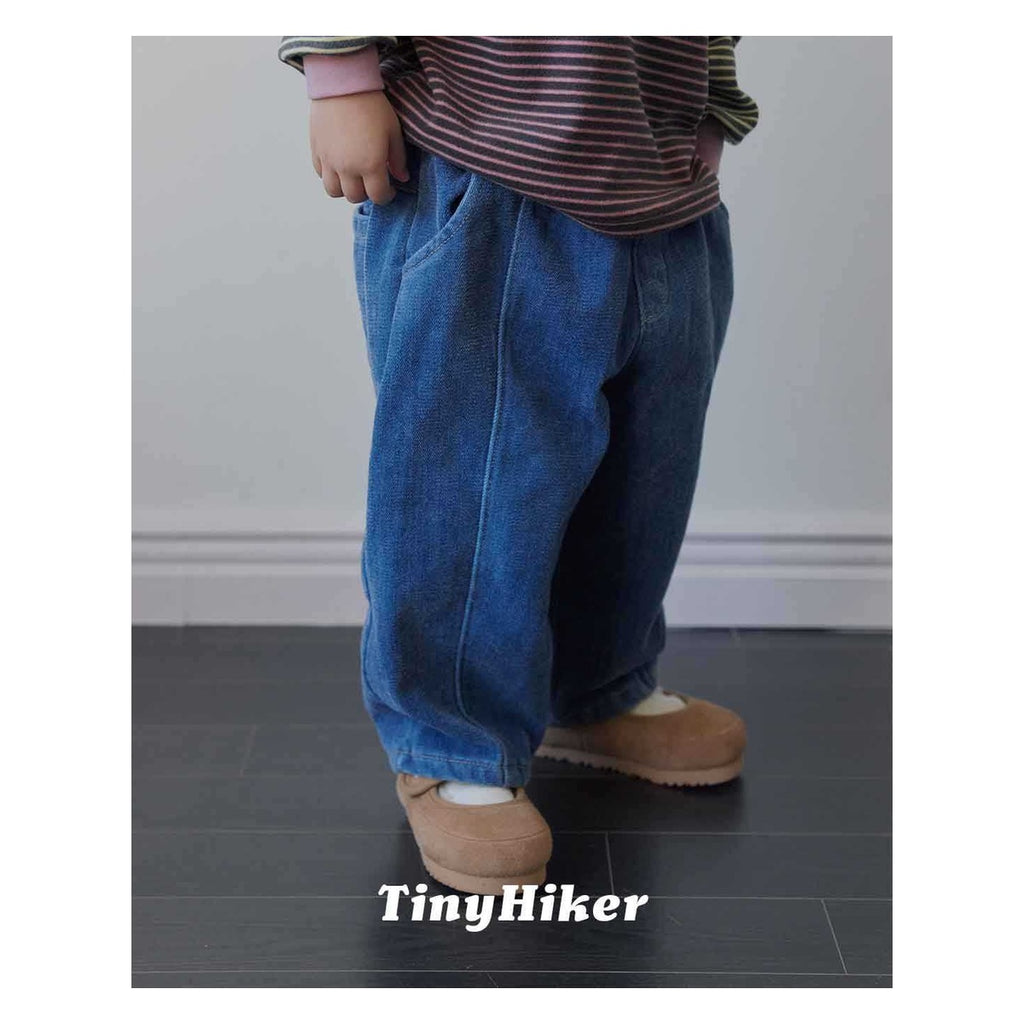 Tiny Hiker ぬくぬくアボーイデニムパンツ