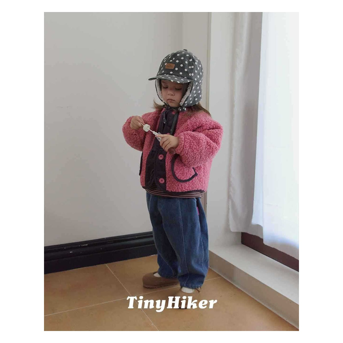 Tiny Hiker ぬくぬくアボーイデニムパンツ