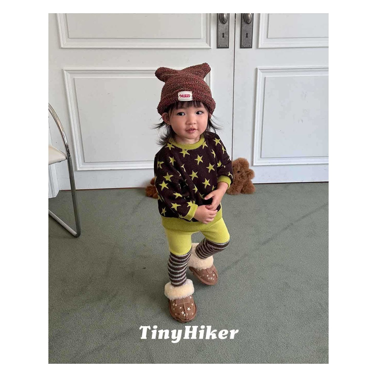 Tiny Hiker ユニークミックスレギンス