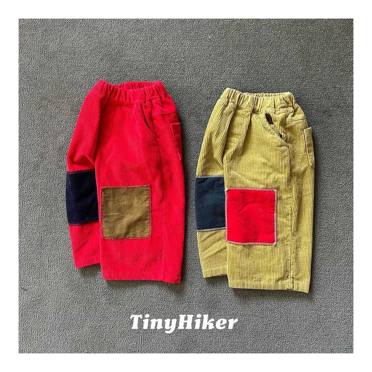 Tiny Hiker パッチコーデュロイパンツ