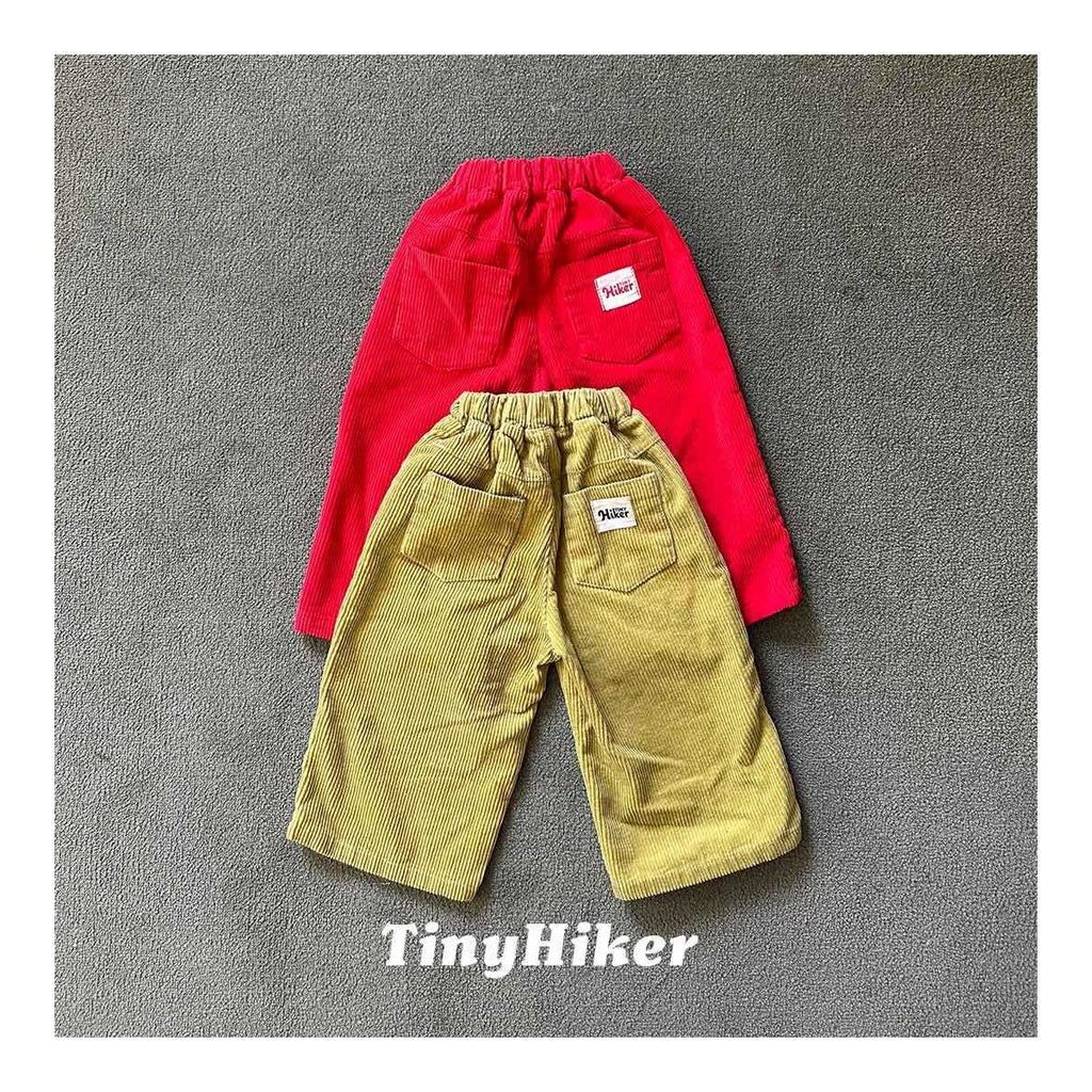 Tiny Hiker パッチコーデュロイパンツ
