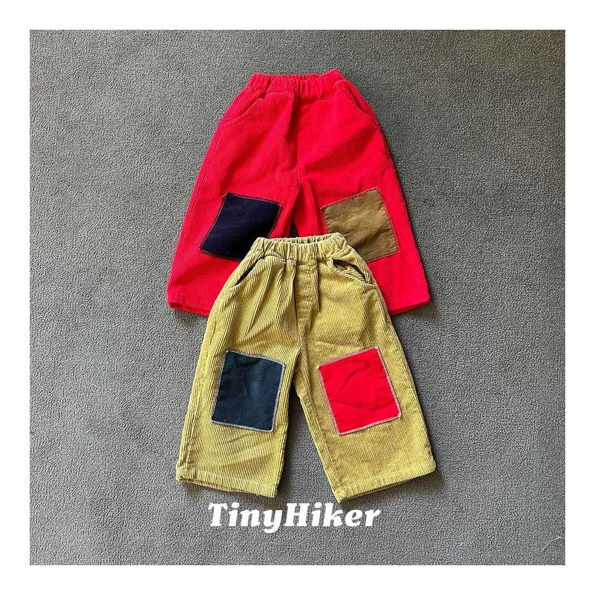Tiny Hiker パッチコーデュロイパンツ