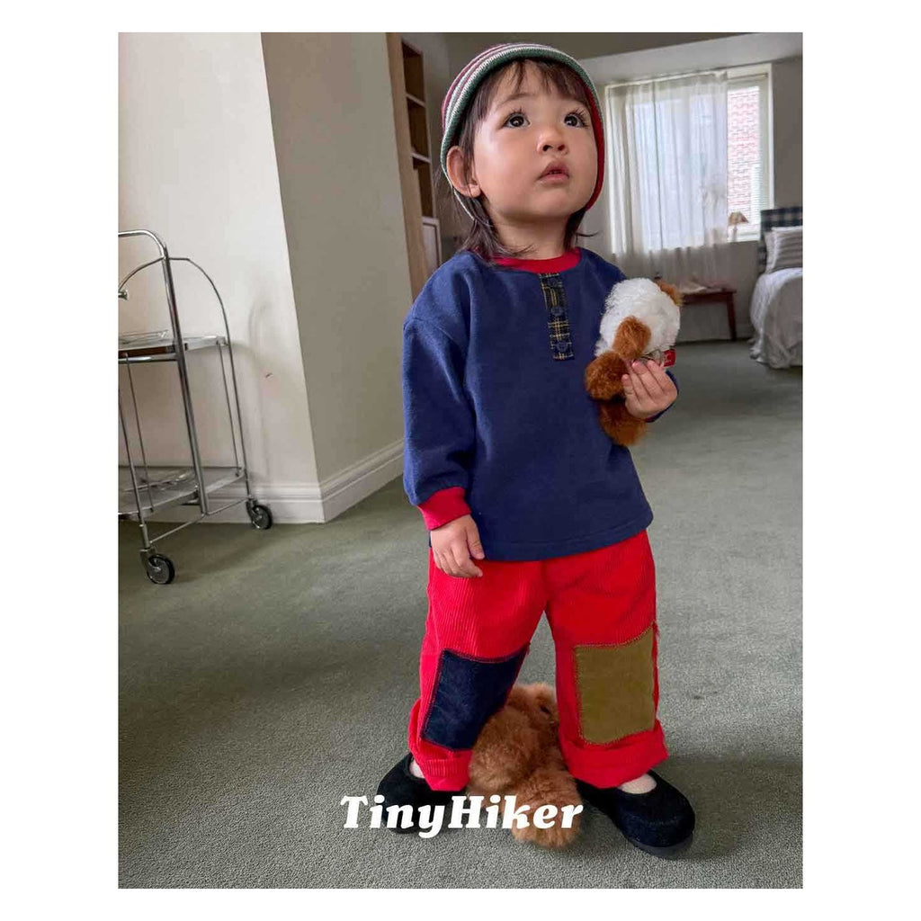 Tiny Hiker パッチコーデュロイパンツ