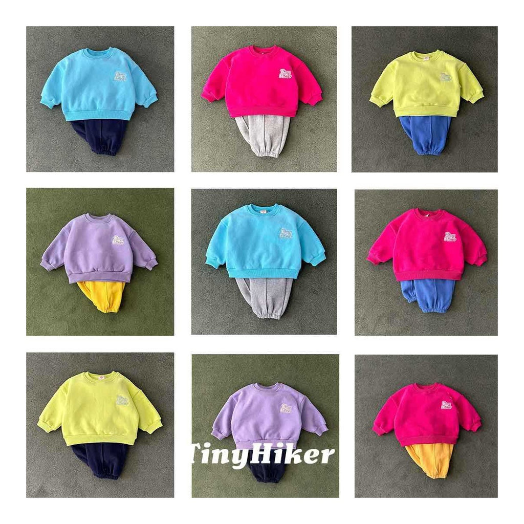 Tiny Hiker タイニー刺繍ジョガーパンツ