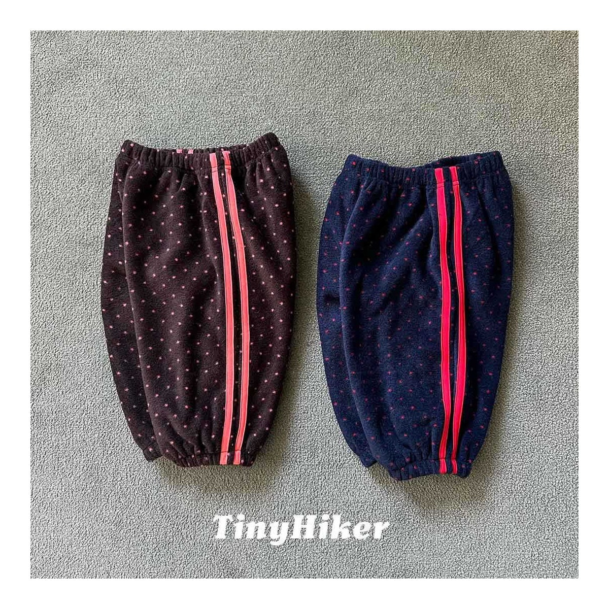Tiny Hiker プチドットフリースパンツ