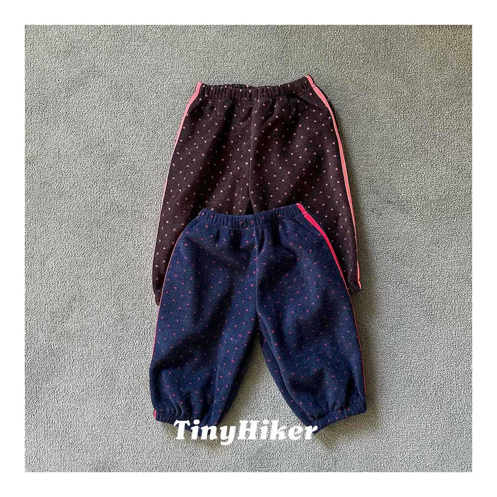 Tiny Hiker プチドットフリースパンツ