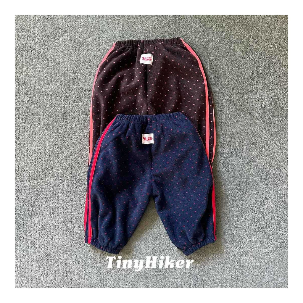 Tiny Hiker プチドットフリースパンツ