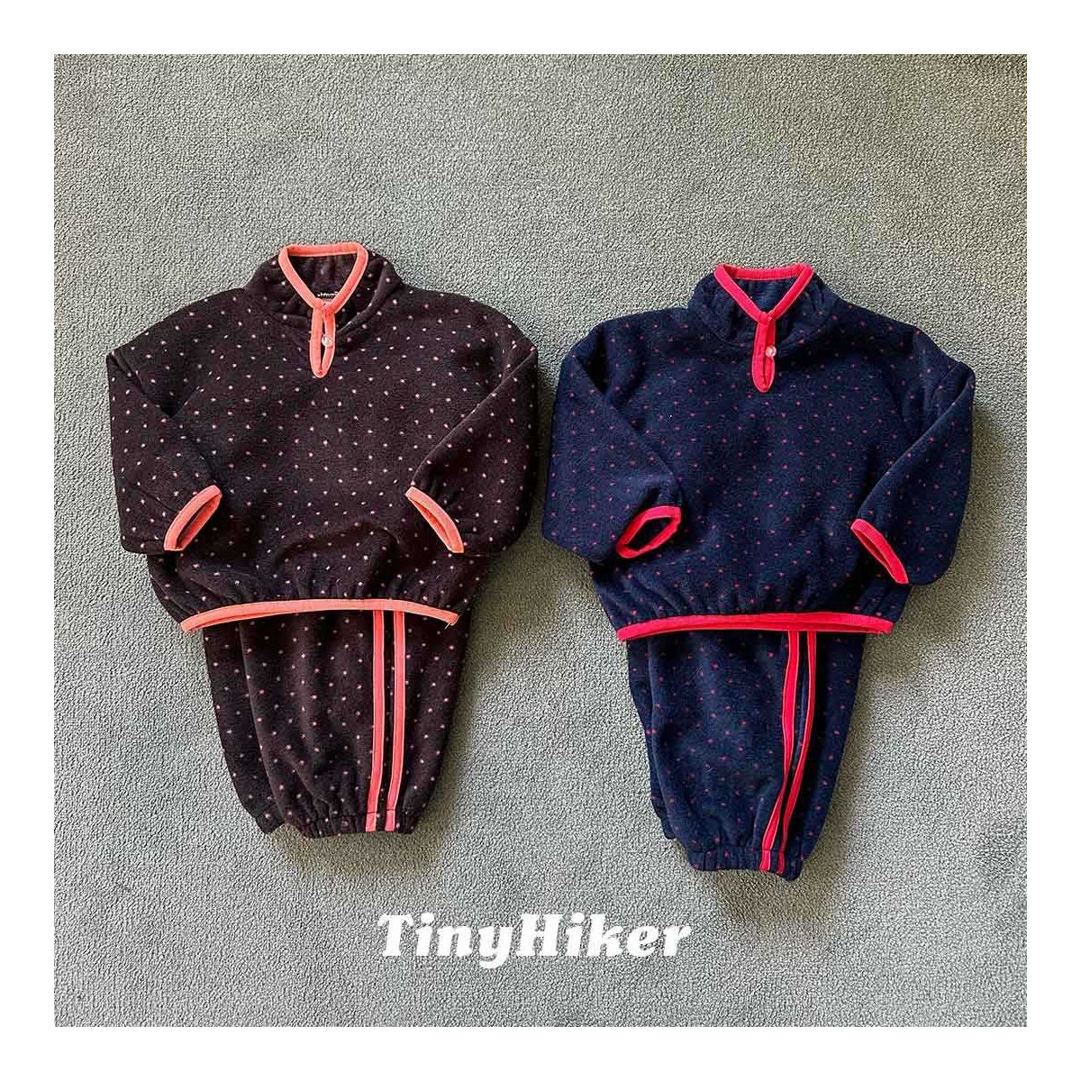 Tiny Hiker プチドットフリースパンツ
