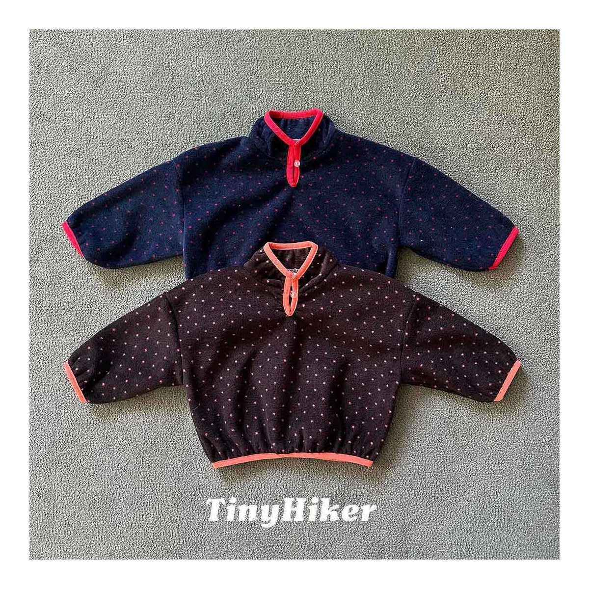 Tiny Hiker プチドットフリースTシャツ