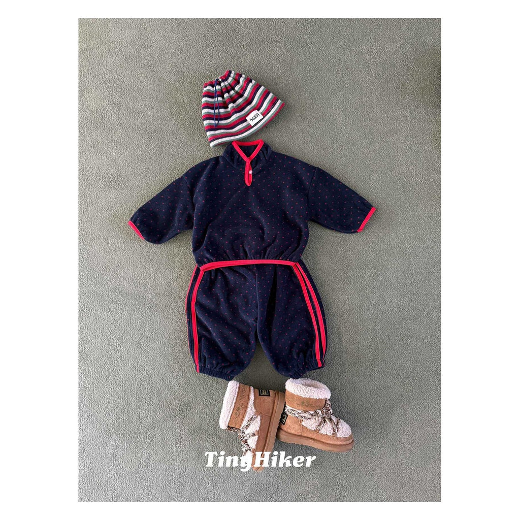 Tiny Hiker プチドットフリースTシャツ