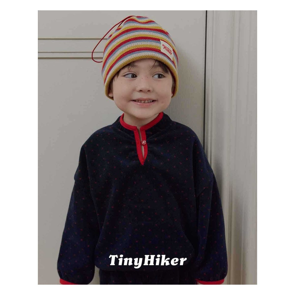 Tiny Hiker プチドットフリースTシャツ