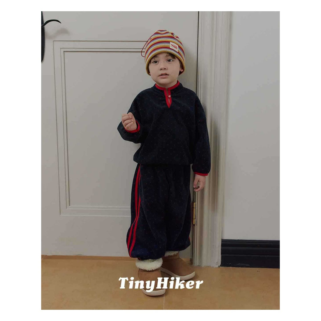 Tiny Hiker プチドットフリースTシャツ