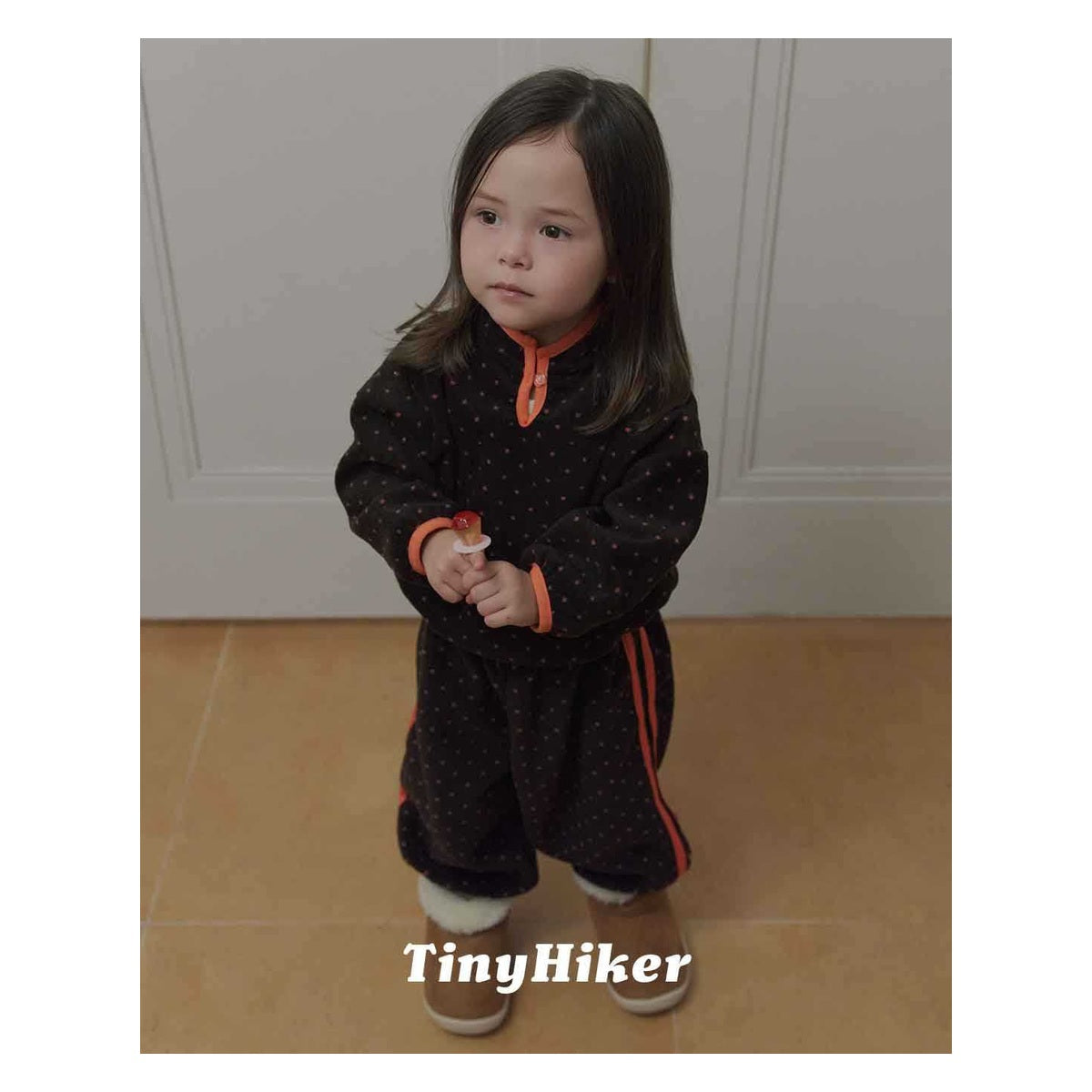 Tiny Hiker プチドットフリースTシャツ