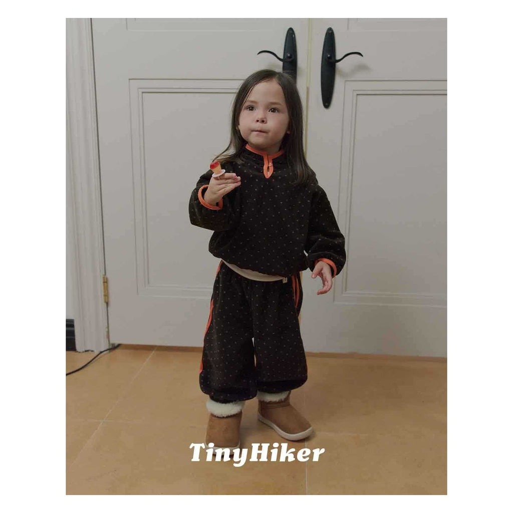 Tiny Hiker プチドットフリースTシャツ