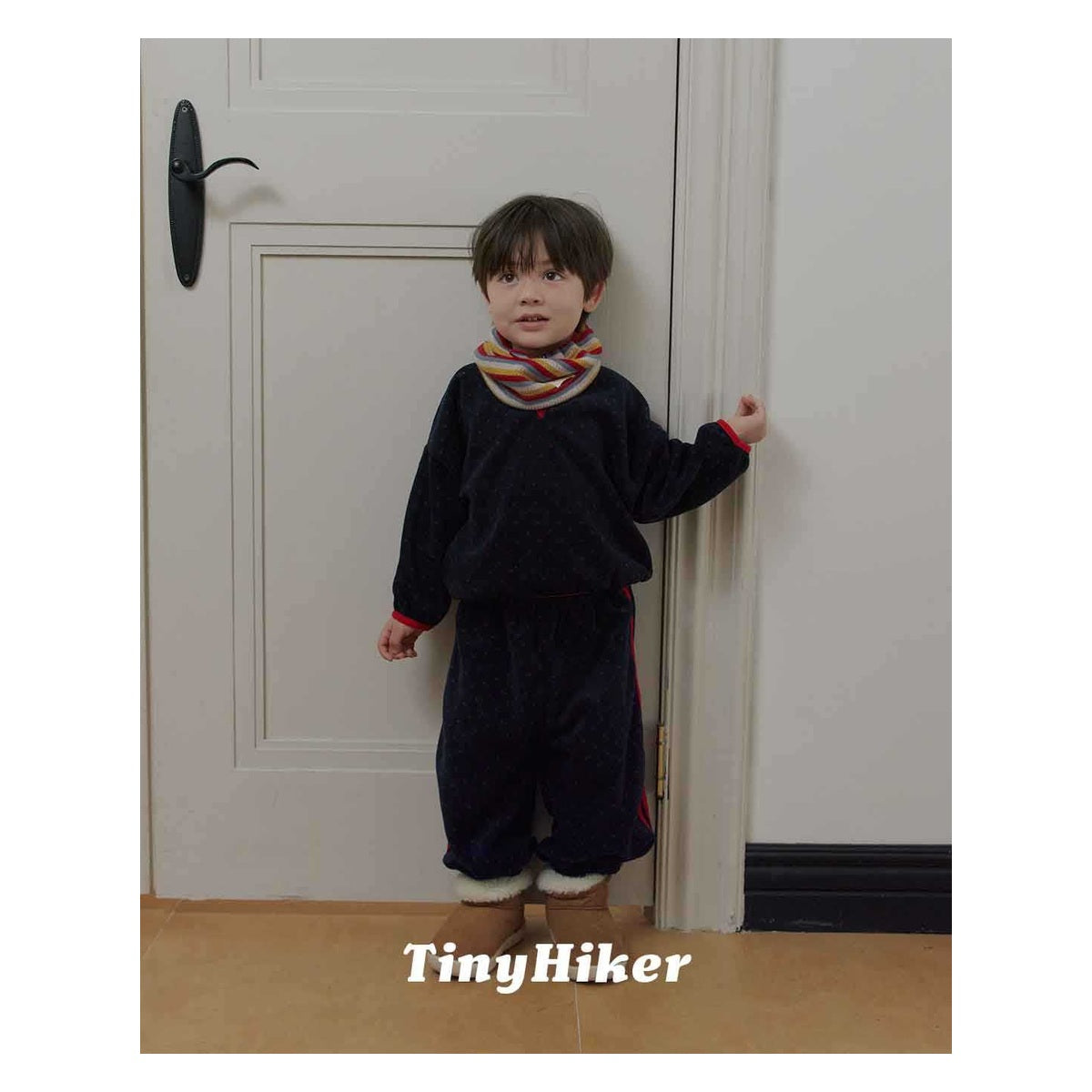 Tiny Hiker プチドットフリースTシャツ